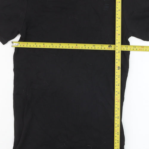 G-Star RAW Men's Black Slim Fit Cotton Crew Neck T-Shirt Size S