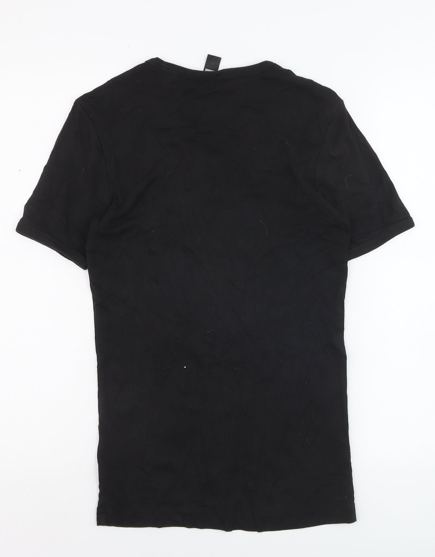 G-Star RAW Men's Black Slim Fit Cotton Crew Neck T-Shirt Size S