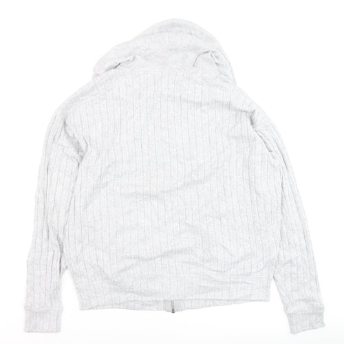 Next Women’s Grey Full Zip Hooded Sweatshirt Size 10