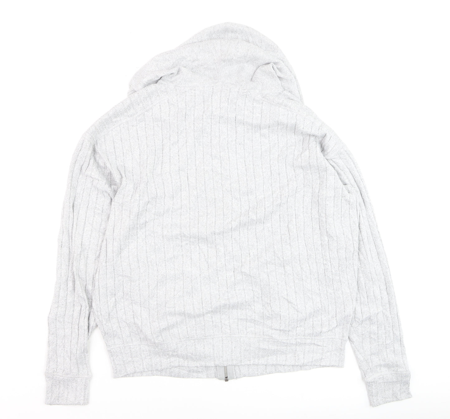 Next Women’s Grey Full Zip Hooded Sweatshirt Size 10