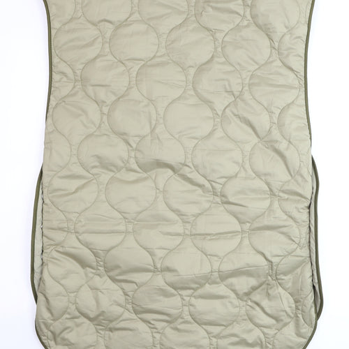 H&M Men's Beige Quilted Lightweight Waistcoat XS Regular Fit