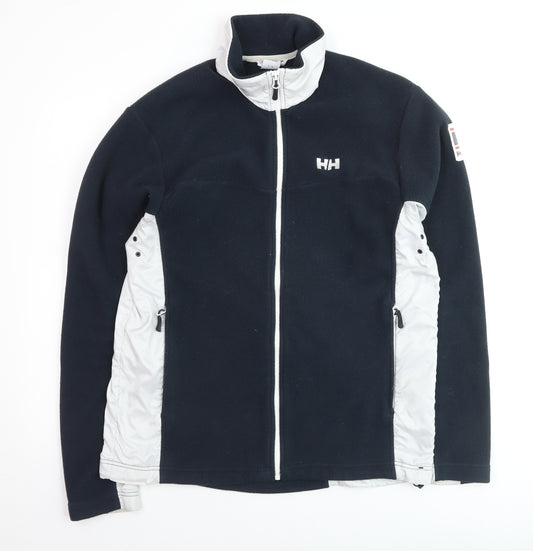 Helly Hansen Men's Black Full Zip Fleece Sweatshirt Size L