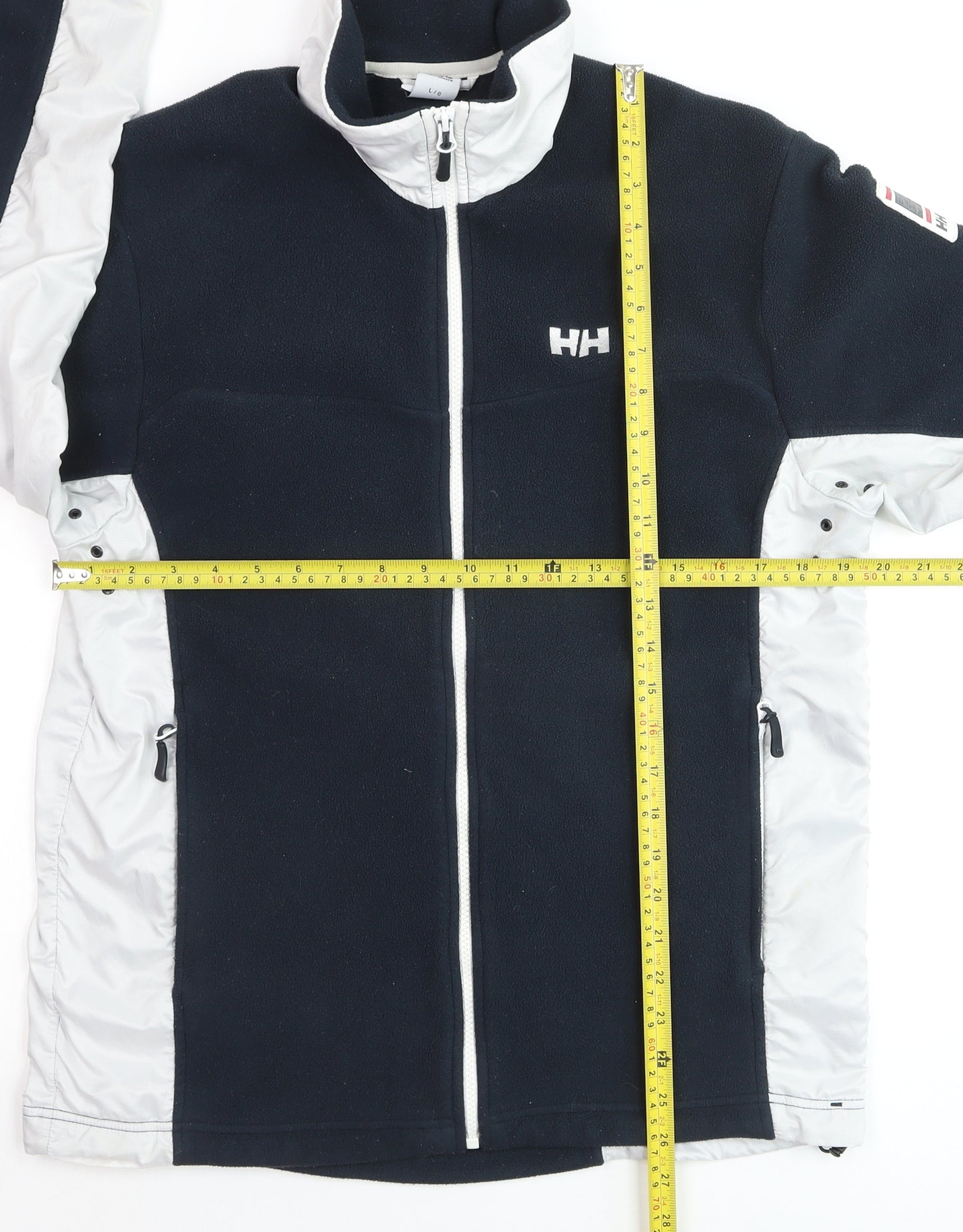 Helly Hansen Men's Black Full Zip Fleece Sweatshirt Size L