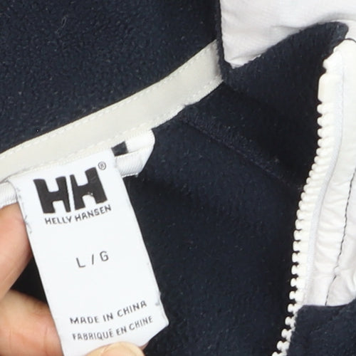 Helly Hansen Men's Black Full Zip Fleece Sweatshirt Size L
