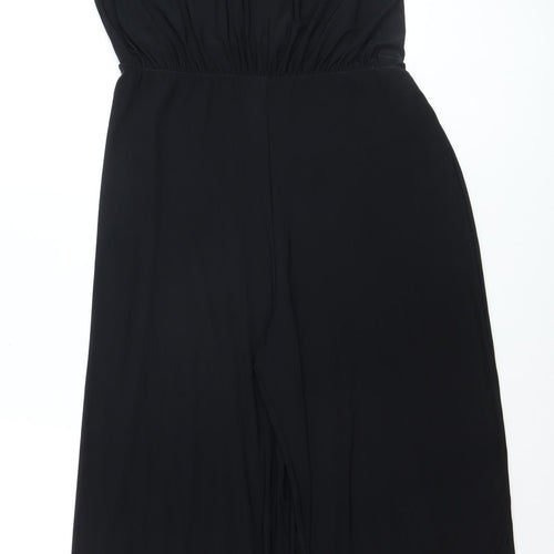 I Saw It First Women’s Black One Shoulder Wide-Leg Jumpsuit Size 18