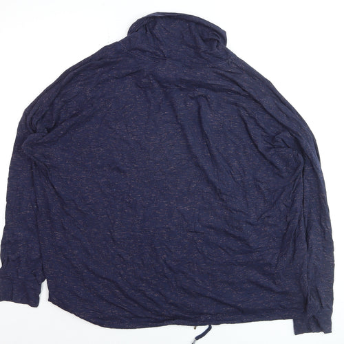 Marks and Spencer Women's Blue Long Sleeve Roll Neck Activewear Top Size 20