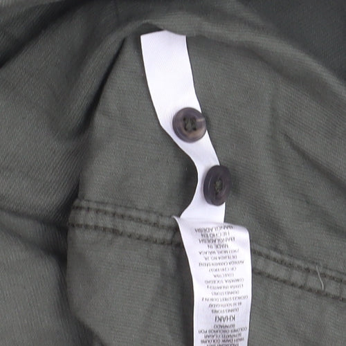 Dunnes Stores Men's Green Regular Fit Corduroy Shirt Size L