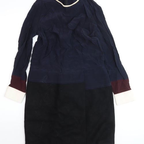Nicole Farhi Women’s Multicolour Knee Length Shift Dress Size 12