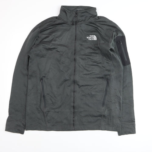 The North Face Men's Black L Full Zip Softshell Active Jacket