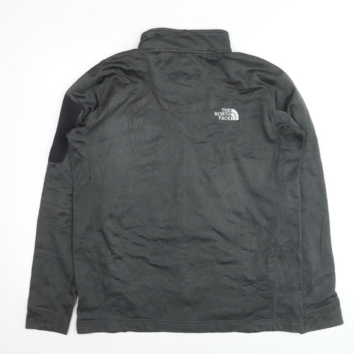 The North Face Men's Black L Full Zip Softshell Active Jacket