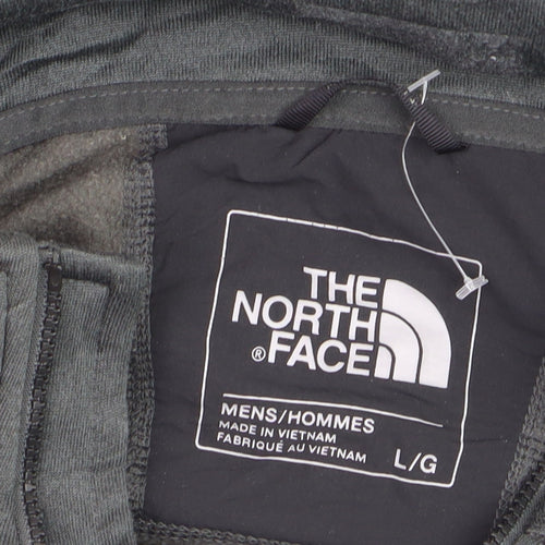 The North Face Men's Black L Full Zip Softshell Active Jacket
