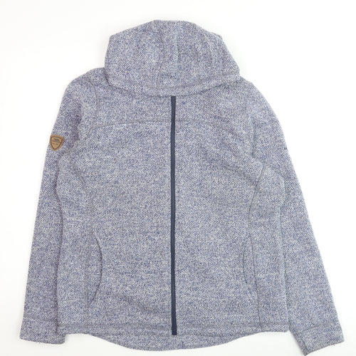 Trespass Mens Blue XL Full Zip Hooded Fleece Activewear Jacket