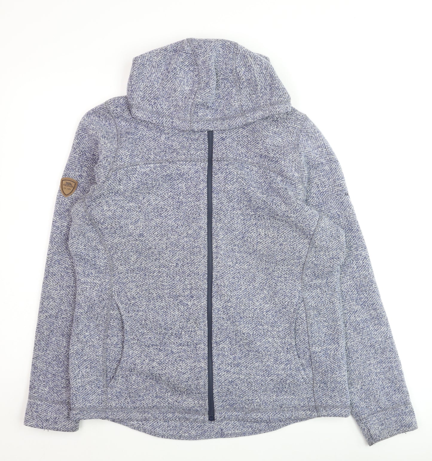 Trespass Mens Blue XL Full Zip Hooded Fleece Activewear Jacket