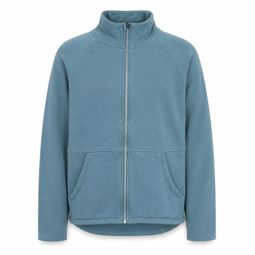 Skechers Mens Blue Full Zip Fleece Jacket Size L Lightweight Activewear