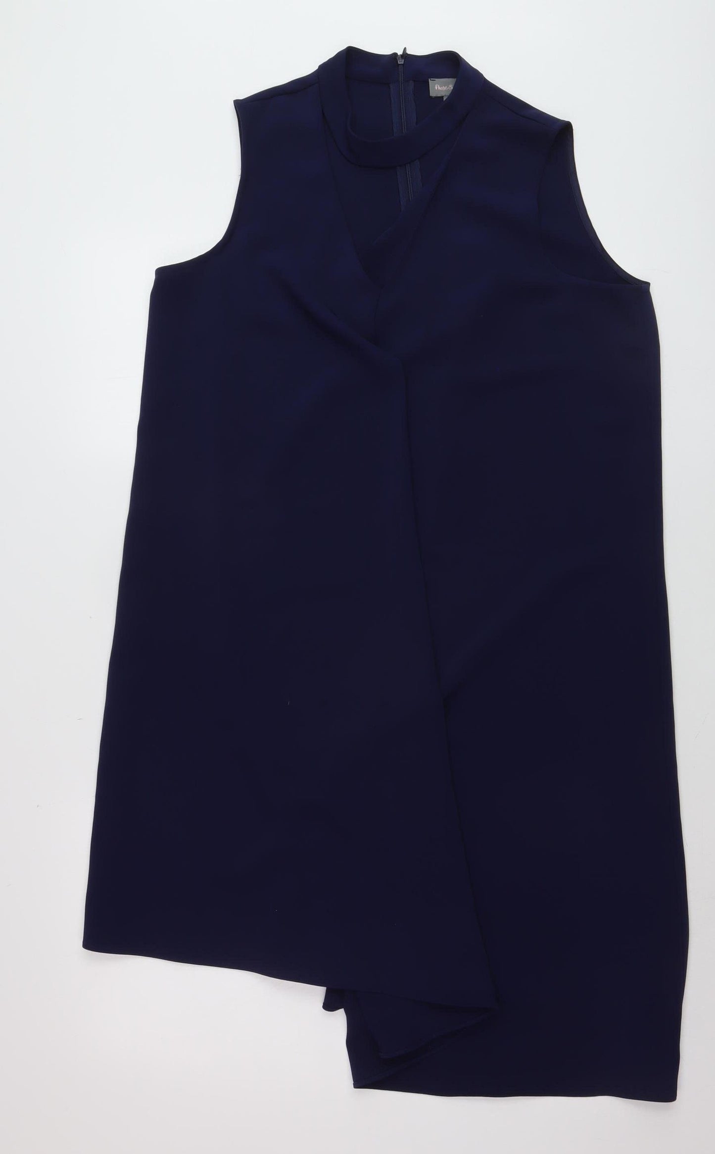 Phase Eight Women's Blue Size 14 Formal Sleeveless Shift Dress