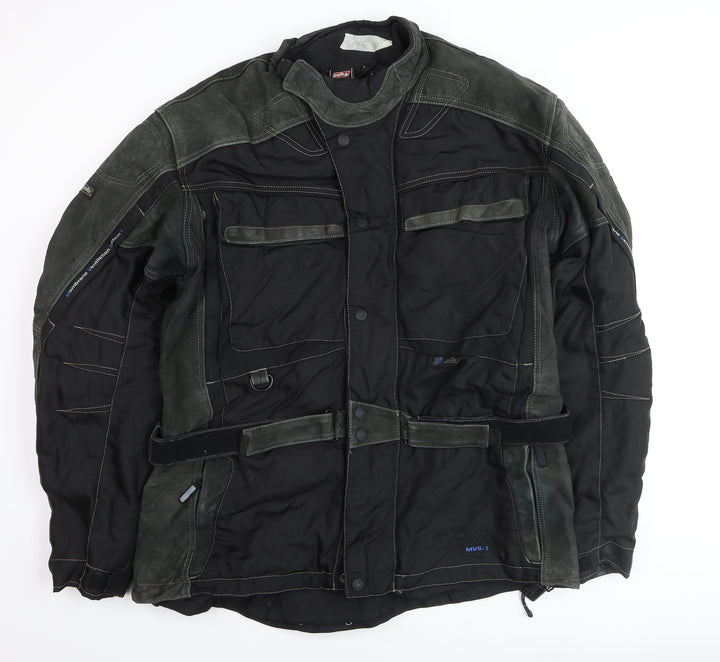 Polo Men’s Black 3XL Motorcycle Jacket Waterproof Windproof