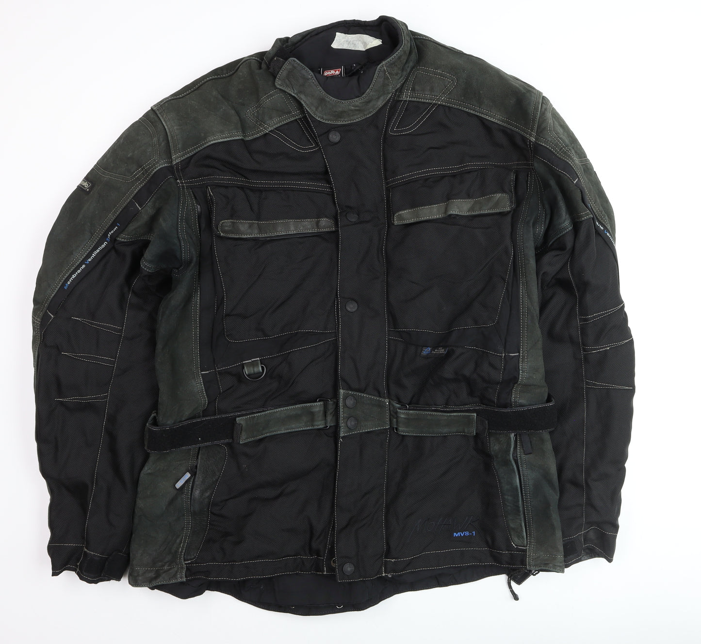 Polo Men’s Black 3XL Motorcycle Jacket Waterproof Windproof