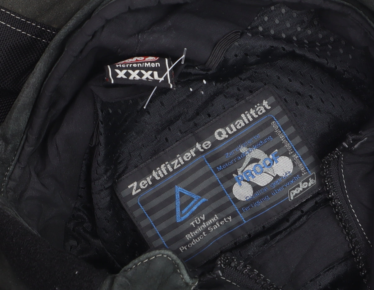 Polo Men’s Black 3XL Motorcycle Jacket Waterproof Windproof