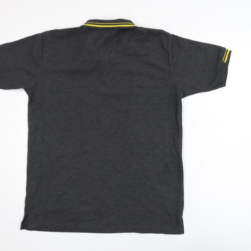 Slazenger Men's Grey Polo Shirt M Short Sleeve Sports Top