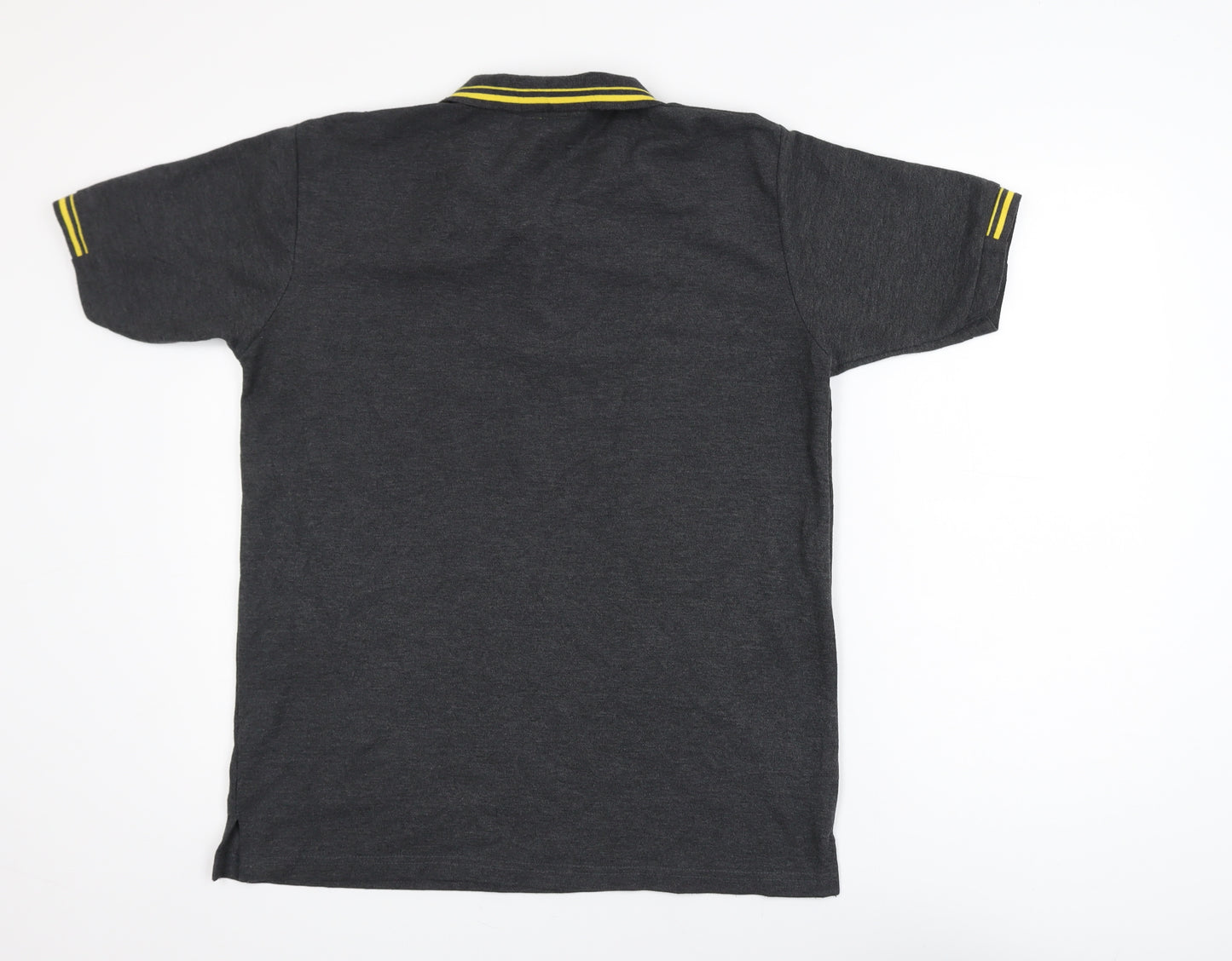 Slazenger Men's Grey Polo Shirt M Short Sleeve Sports Top