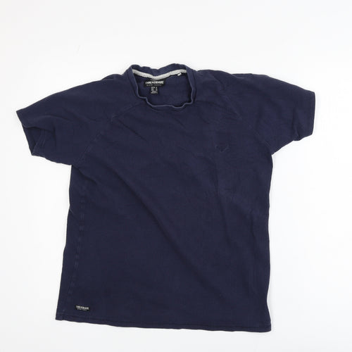 Threadbare Men's Navy Short Sleeve Crew Neck T-Shirt Size M