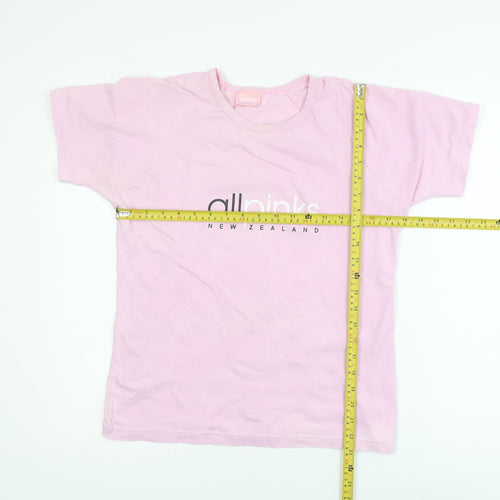 Union Women’s Pink Basic Cotton T-Shirt Size 16