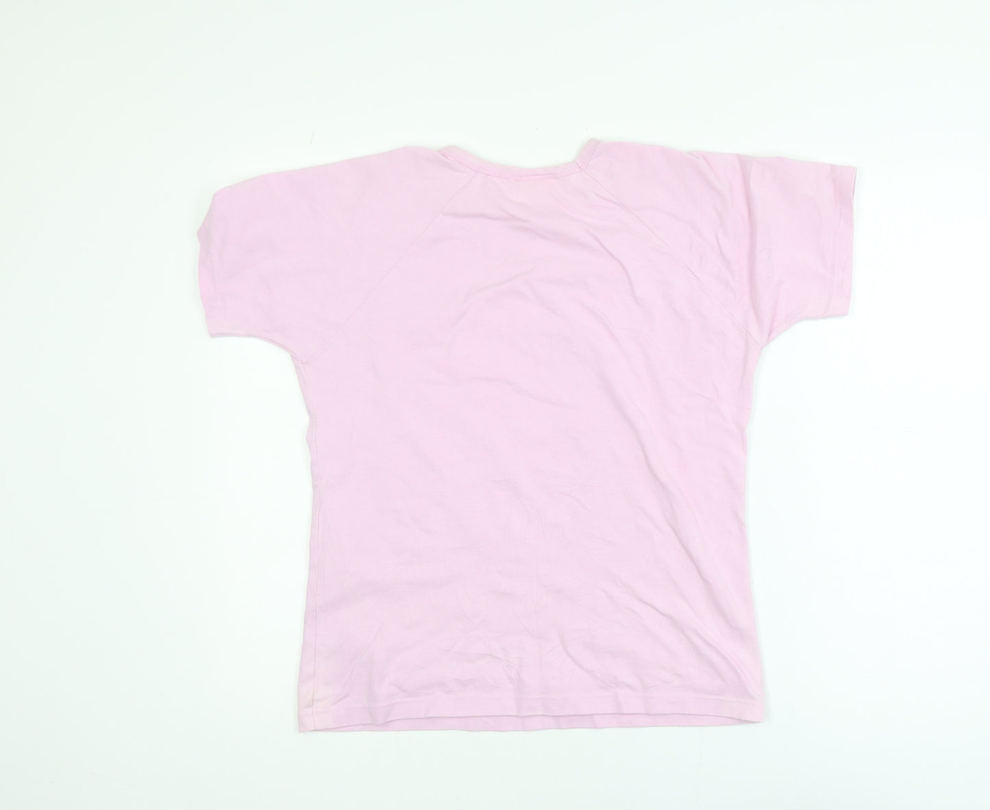 Union Women’s Pink Basic Cotton T-Shirt Size 16