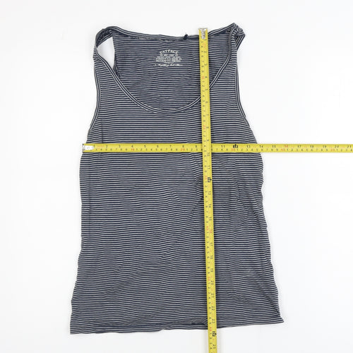 FatFace Men's Blue Striped Cotton Modal Tank Top M