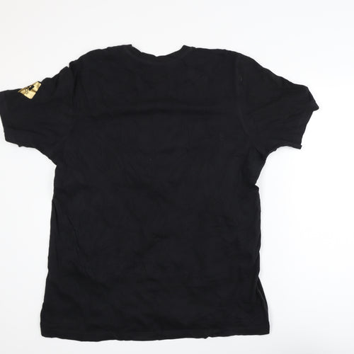 Adidas Men's Black XL Graphic Sports T-Shirt 100% Cotton