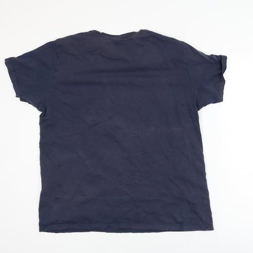 Levi's Men's Blue Logo Graphic T-Shirt Size L Regular Fit