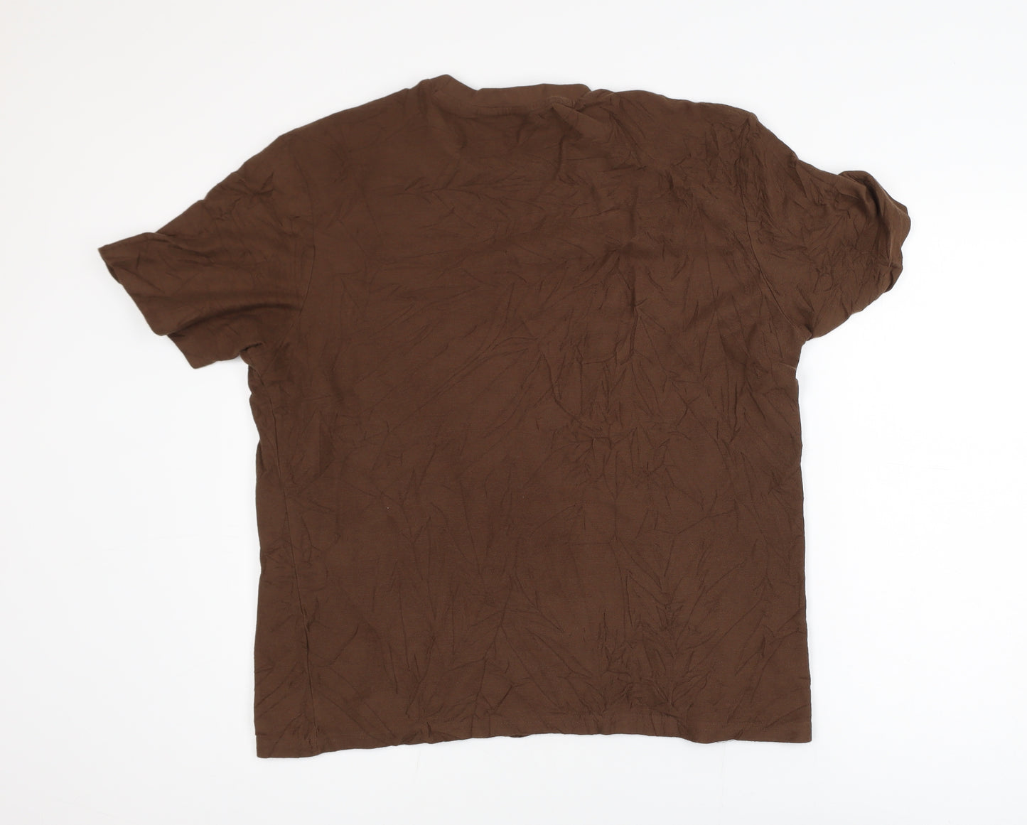 Ben Sherman Unisex Brown XL Basic Cotton T-Shirt