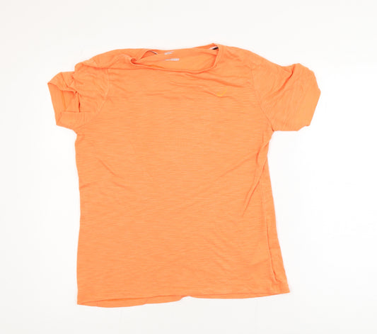 ASICS Mens Orange MotionDry Short Sleeve Running T-Shirt Size M
