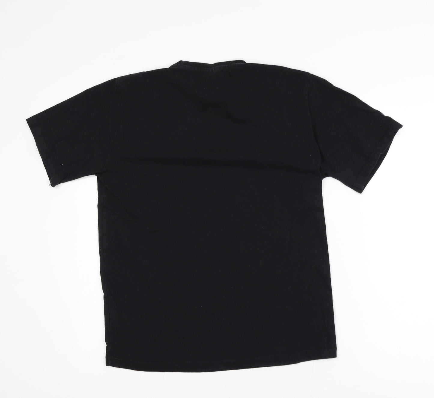 Ghostbusters Men Black Small Crew Neck Graphic Cotton T-Shirt