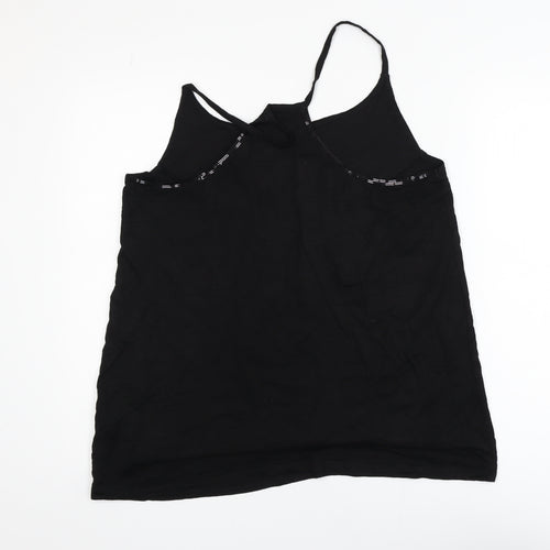 Debenhams Women’s Black Sequin Camisole Tank Top Size 18