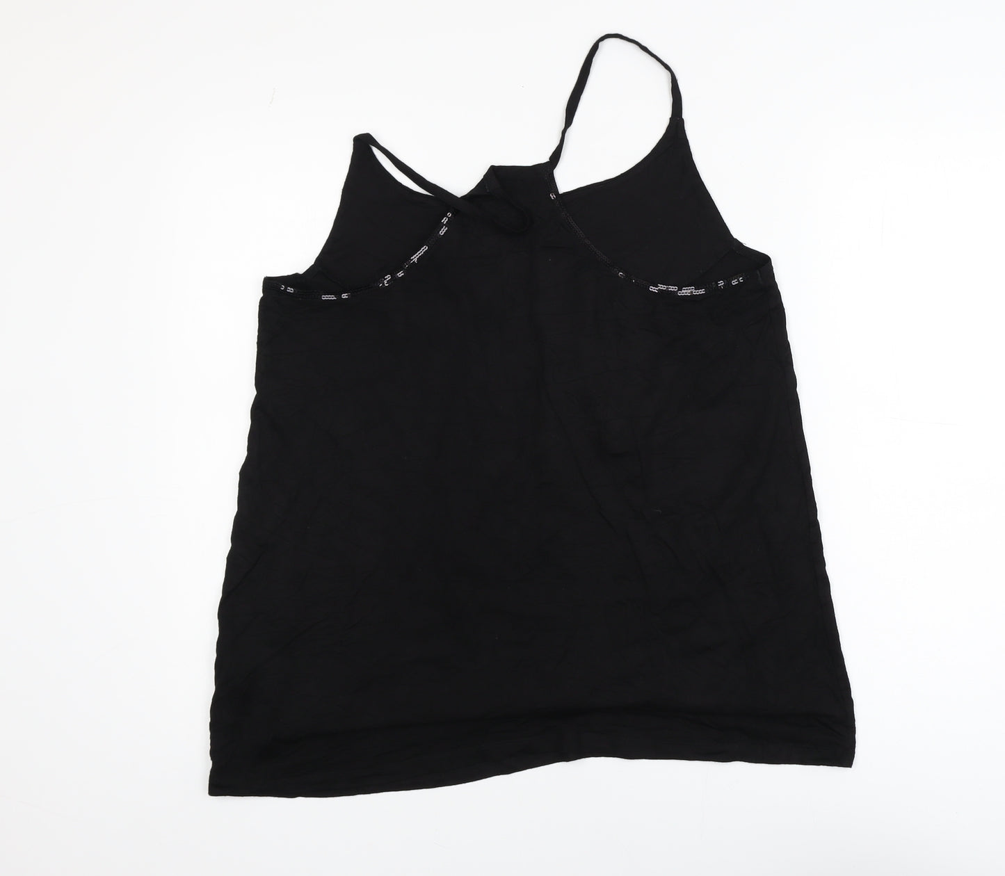 Debenhams Women’s Black Sequin Camisole Tank Top Size 18
