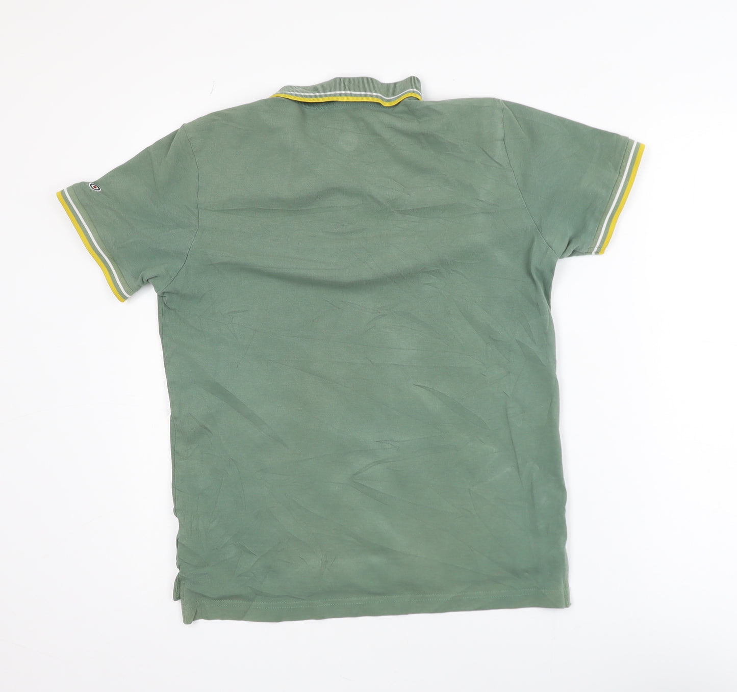 Lambretta Men’s Green Polo Shirt Small Classic Cotton Retro Style