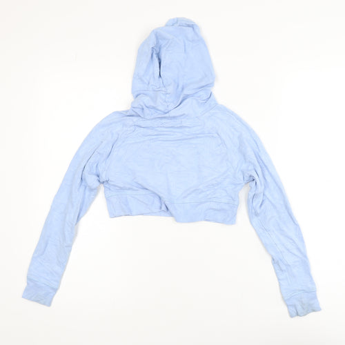 Pineapple Girls Blue Cropped Dance Hoodie 7-8 Years Pullover Lightweight