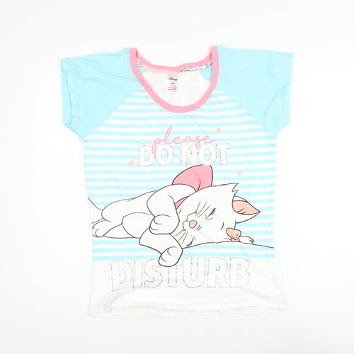 Disney Girls Multicoloured 12-14 Years Marie Cat Cotton Nightshirt