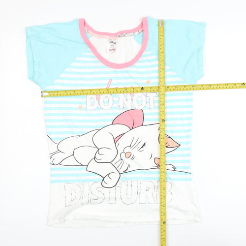 Disney Girls Multicoloured 12-14 Years Marie Cat Cotton Nightshirt