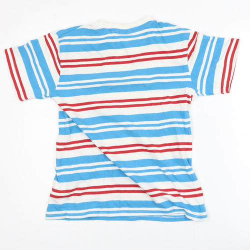 Lee Cooper Boys Multicoloured Striped Cotton Blend T-Shirt 13 Years