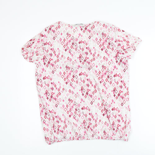 Bonmarché Women’s Multicoloured Geometric Tunic Blouse Size 14