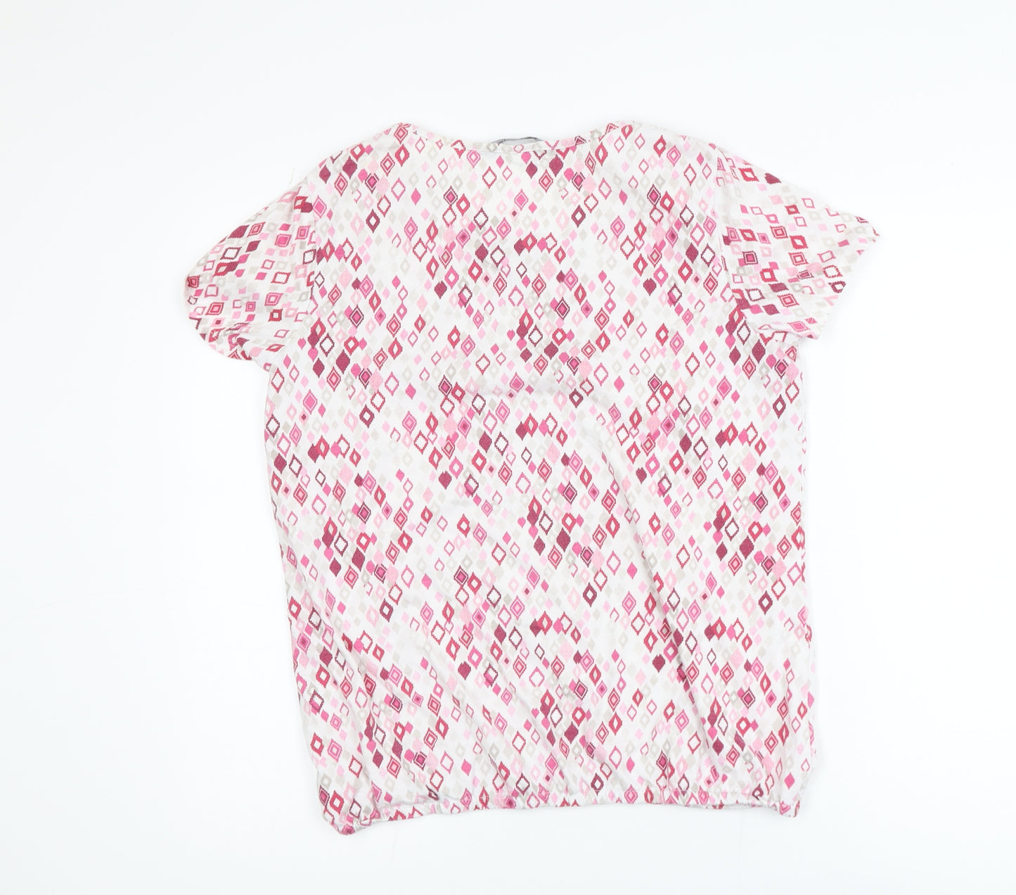 Bonmarché Women’s Multicoloured Geometric Tunic Blouse Size 14