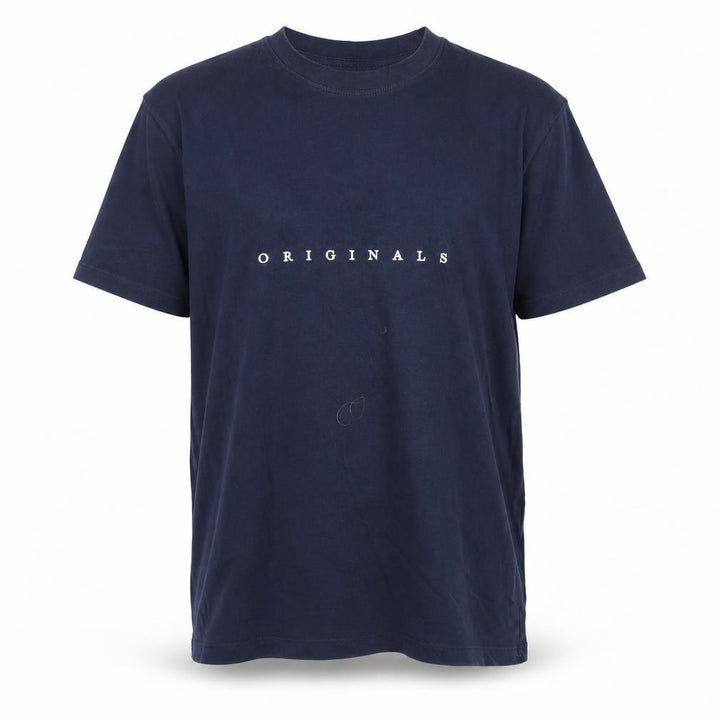 Jack & Jones Originals Men's Navy Blue Cotton T-Shirt Size S