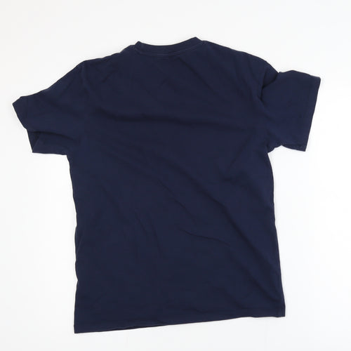 Jack & Jones Originals Men's Navy Blue Cotton T-Shirt Size S