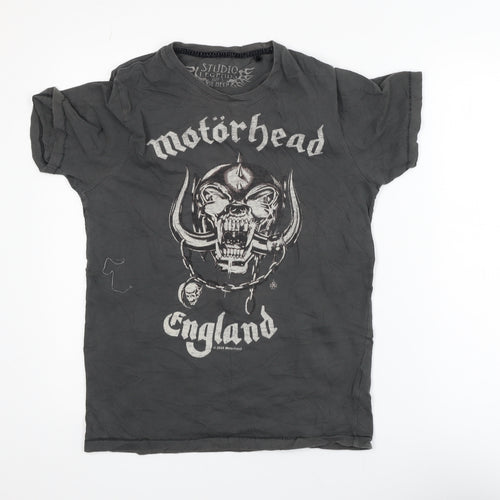 Next Studio Legends Men's Black Motörhead England Rock Band T-Shirt Size S