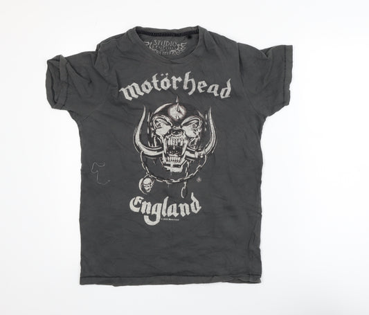 Next Studio Legends Men's Black Motörhead England Rock Band T-Shirt Size S