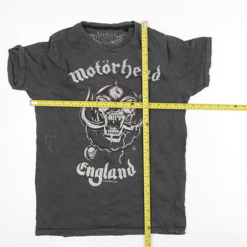 Next Studio Legends Men's Black Motörhead England Rock Band T-Shirt Size S