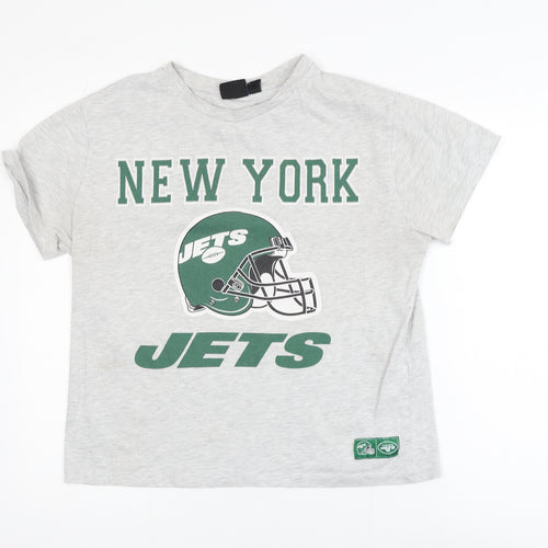 Primark Men’s Grey New York Jets NFL Graphic T-Shirt Size S