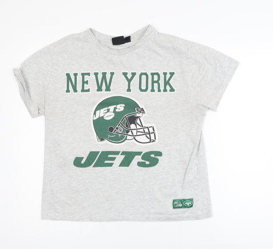 Primark Men’s Grey New York Jets NFL Graphic T-Shirt Size S
