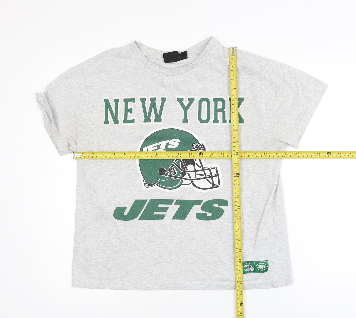 Primark Men’s Grey New York Jets NFL Graphic T-Shirt Size S